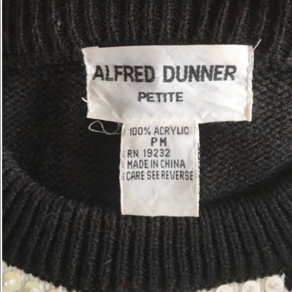 Vintage Alfred Dunner Sequined Sweater - Picture 6 of 6